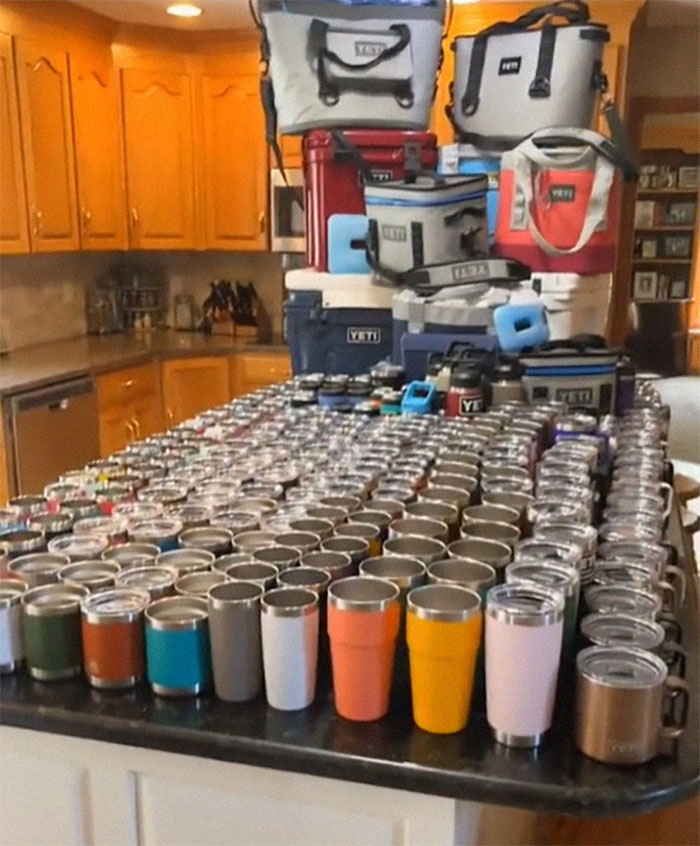 One Family Decided To Count How Many Yeti Products They Bought Over The Years. Top Comment Was Yeti Offering Even More Products To Their Collection
