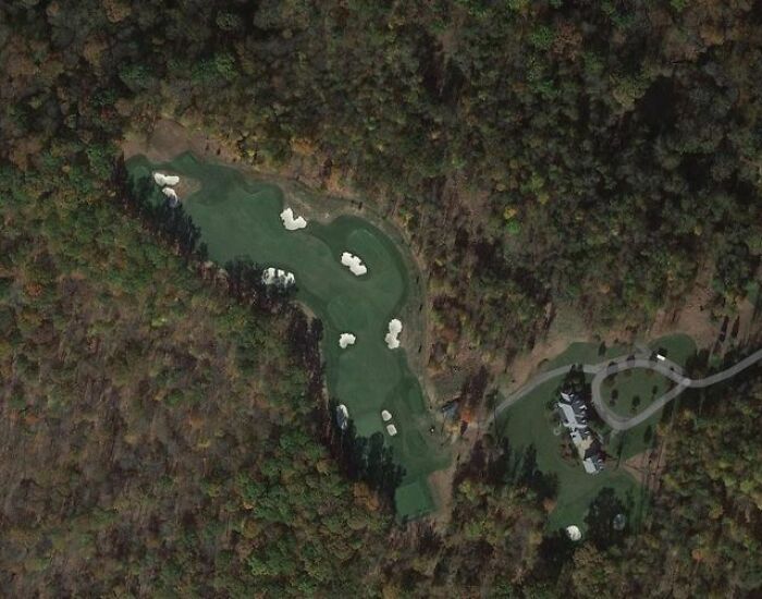 Private Backyard Golf Course Of The Owner Of D**k's Sporting Goods Outside Of Pittsburgh