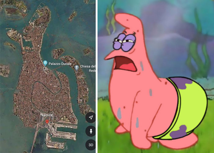 Why Does Venice, Italy Look Like Patrick Needing Water?