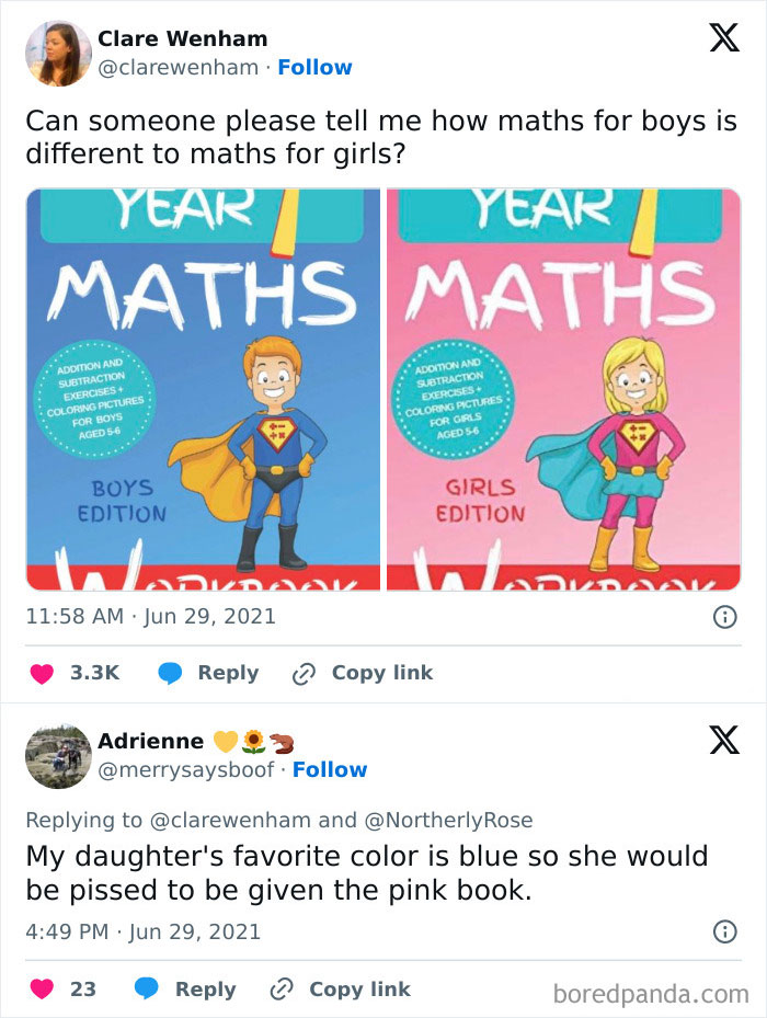 How Did We Ever Get Though School Solving Gender Neutral Maths Problems?