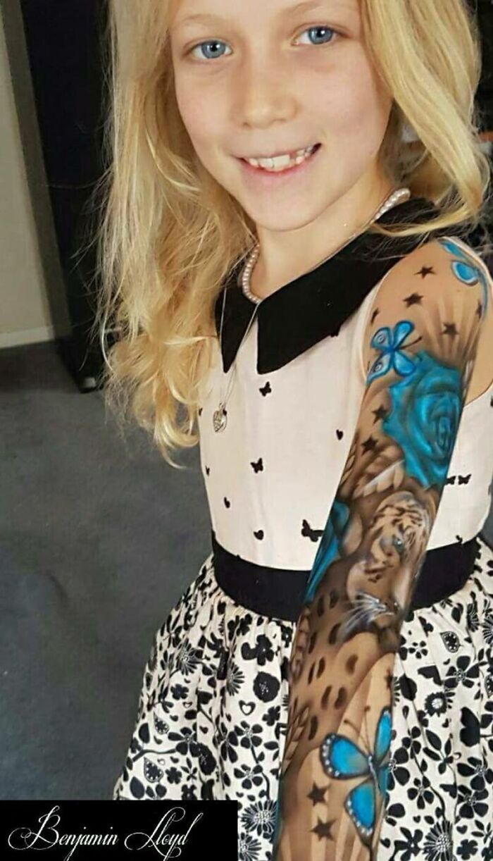 To Boost Sick Children's Self-Esteem, Artist Continues To Create Temporary Tattoos In New Zealand Hospital ( 24 New Pics)