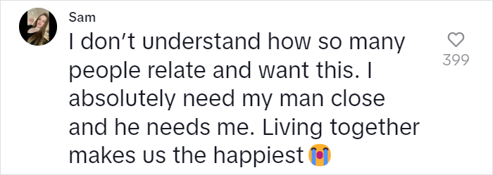 Woman Breaks Down Her Unconventional Living Arrangement With Her Partner, And People Have Thoughts Woman Breaks Down Her Unconventional Living Arrangement With Her Partner, And People Have Thoughts