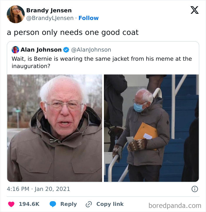 Bernie Showing Us All The Way!!