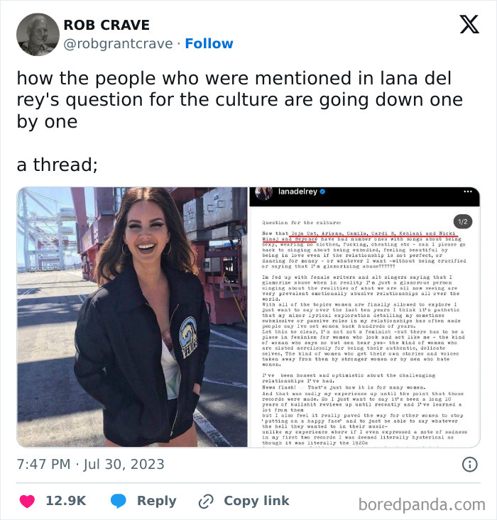 “Beyonce, You’re Next”: Lana Del Rey Declared A Prophet After Predicting The Downfall Of 7 Celebs “Beyonce, You’re Next”: Lana Del Rey Declared A Prophet After Predicting The Downfall Of 7 Celebs