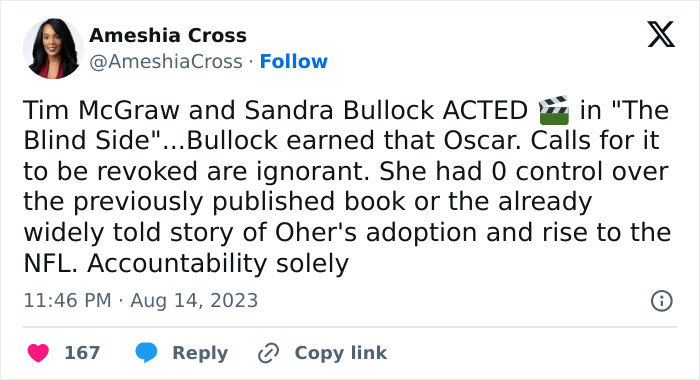 Sandra Bullock Under Fire As People Demand The Academy Revoke Her ‘Blind Side’ Oscar Sandra Bullock Under Fire As People Demand The Academy Revoke Her ‘Blind Side’ Oscar
