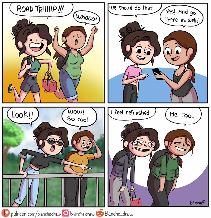 New Relatable Comics That Explore The Everyday Experiences Of Young Women