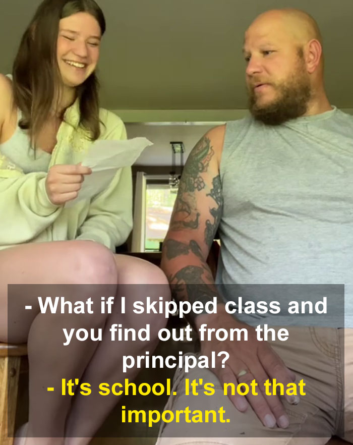 Teen Asks Her “Non-Strict” Dad Hypothetical Questions, Makes The Internet Melt With His Responses Teen Asks Her “Non-Strict” Dad Hypothetical Questions, Makes The Internet Melt With His Responses