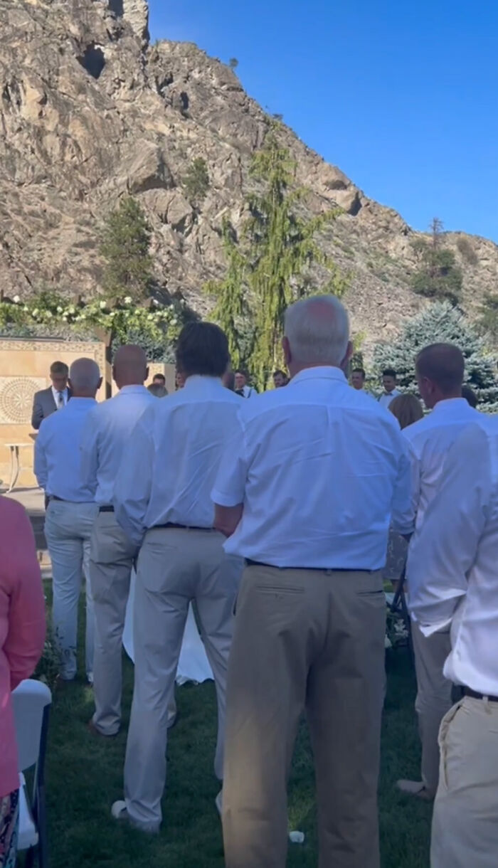Bride Asks 15 Men That Helped Her Escape Abuse To Walk Her Down The Aisle Bride Asks 15 Men That Helped Her Escape Abuse To Walk Her Down The Aisle