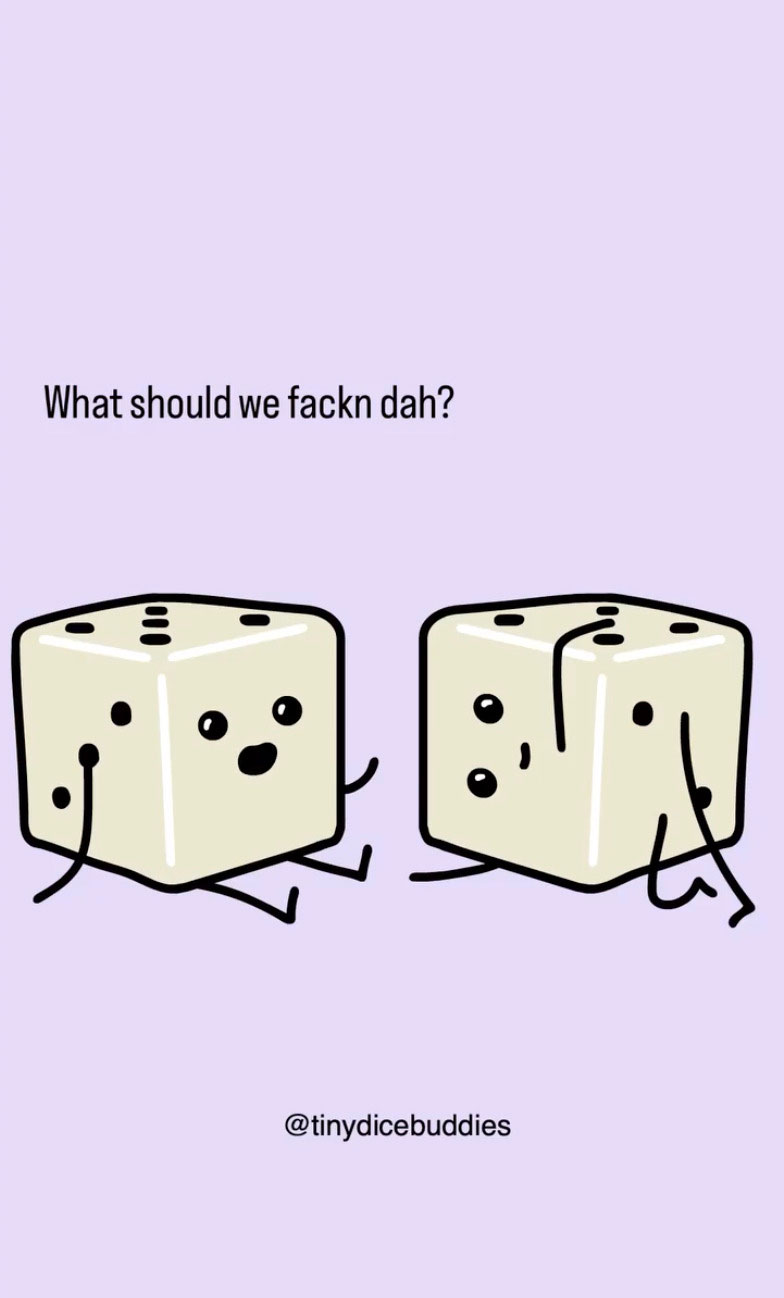 5 Random But Relatable Animations Featuring Tiny Dice Buddies 5 Random But Relatable Animations Featuring Tiny Dice Buddies