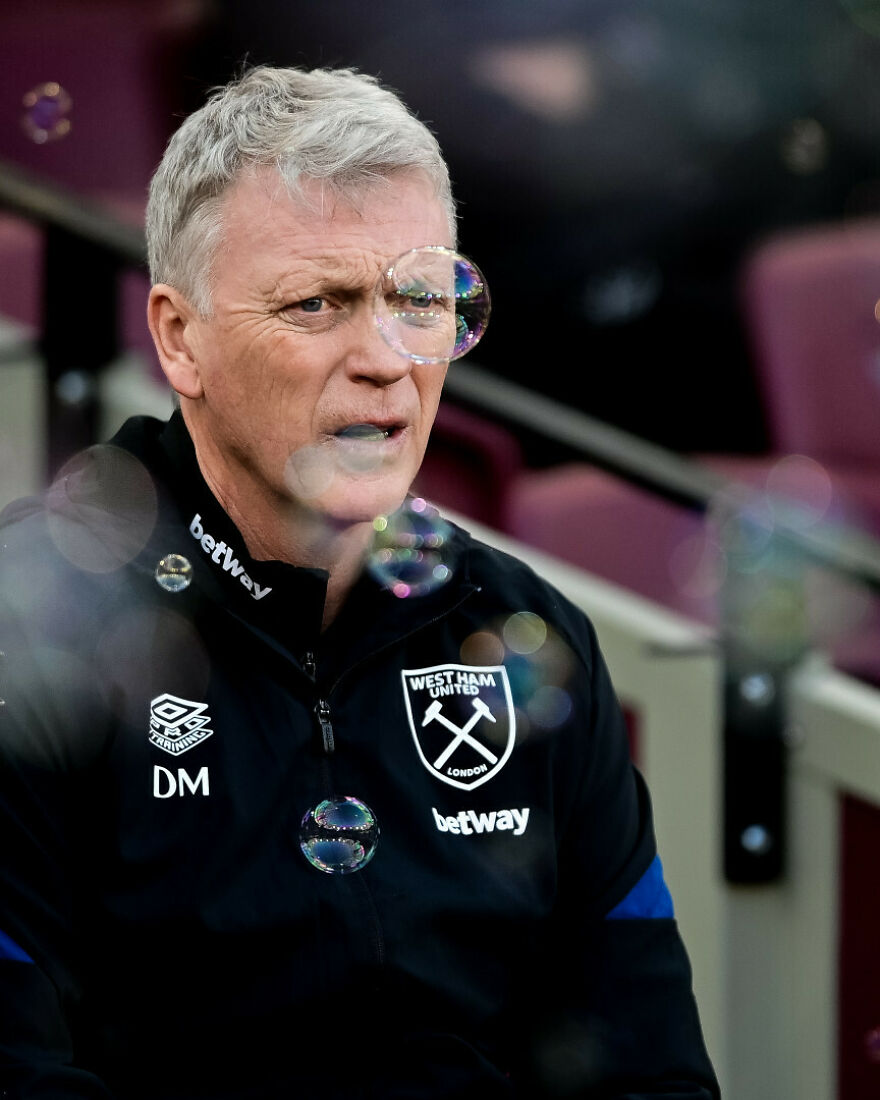 Football - Category Winner, Bronze: "David Moyes Bubbles" By Ashley Crowden