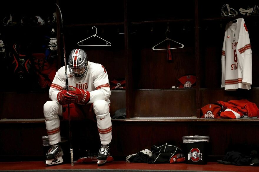 Ice Hockey - Category Winner, Gold: "Pre-Game" By Kirk Irwin