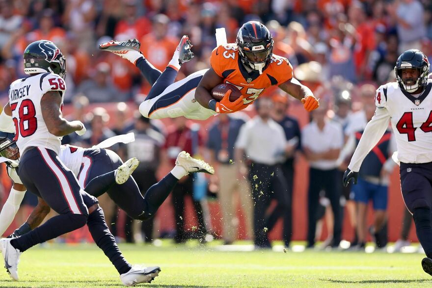 American Football - Category Winner, Bronze: "Bucked Bronco" By Matthew Stockman