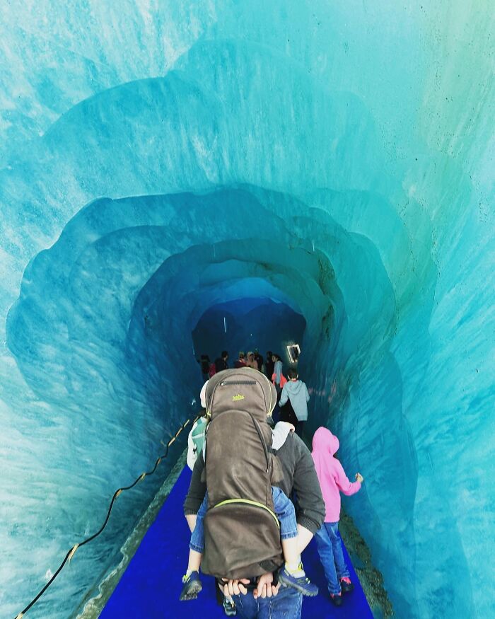 Glacier Tunnel, Chamonix Region, France