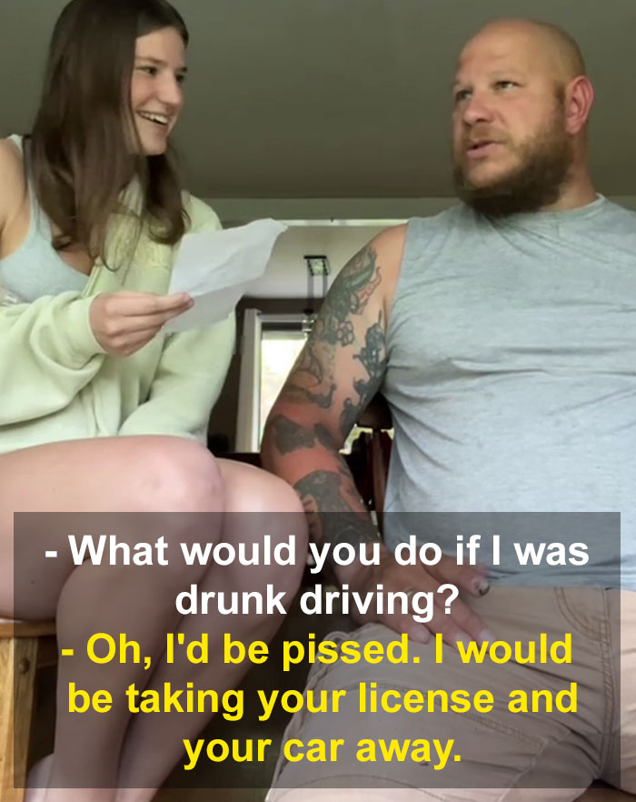 Teen Asks Her “Non-Strict” Dad Hypothetical Questions, Makes The Internet Melt With His Responses Teen Asks Her “Non-Strict” Dad Hypothetical Questions, Makes The Internet Melt With His Responses