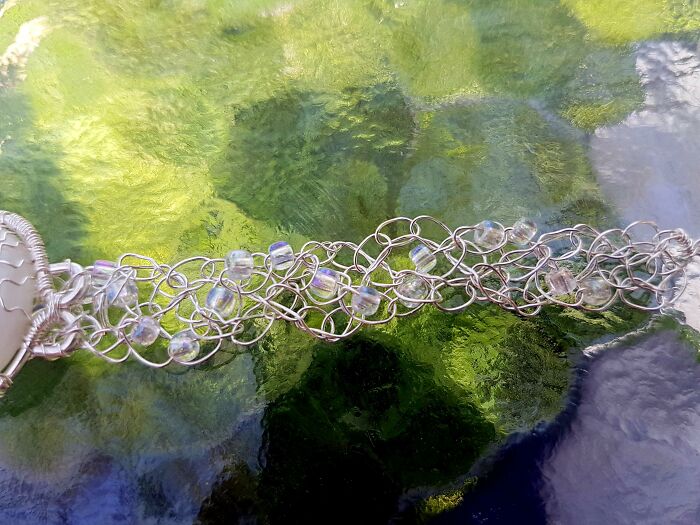 I Crocheted With Wire To Make This Elven Bracelet (5 Pics)