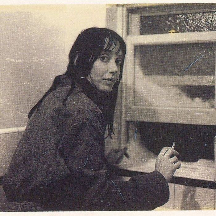 Shelly Duvall Taking A Break From Filming The Shining To Have A Cigarette, 1980