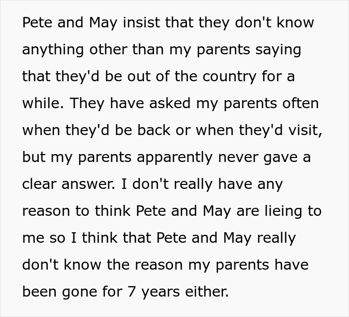 Teen Is At A Loss After Her Parents Return From A 7-Year-Long 'World Trip' And Want Her Back Teen Is At A Loss After Her Parents Return From A 7-Year-Long 'World Trip' And Want Her Back