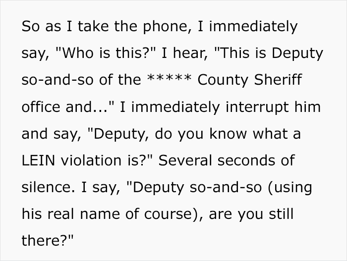 Deputy Sheriff Abuses Authority To Appease His Entitled Mom, Messes With The Wrong Person