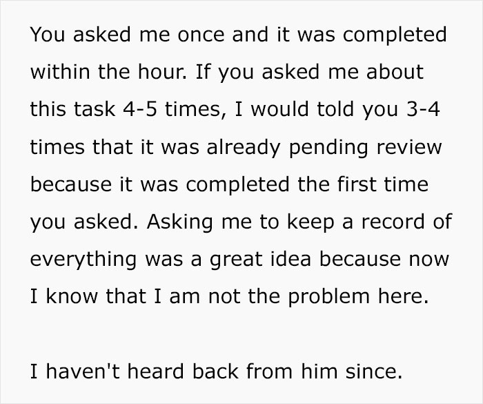 “This Has Got To Be The 4th or 5th Time I’ve Asked You To Do This. No, Actually, You Asked Me Once”