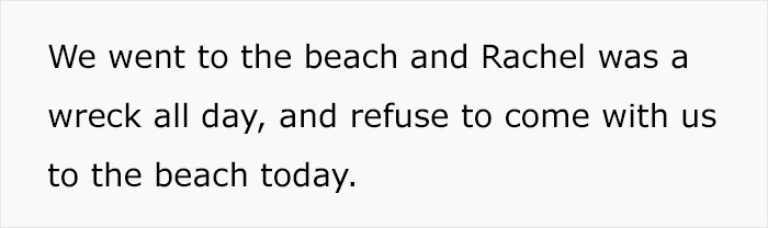 Woman Demands Sister Cover Up Her Bikini, Throws A Fit When She Refuses Woman Demands Sister Cover Up Her Bikini, Throws A Fit When She Refuses