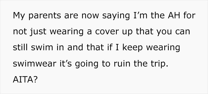 Woman Demands Sister Cover Up Her Bikini, Throws A Fit When She Refuses Woman Demands Sister Cover Up Her Bikini, Throws A Fit When She Refuses
