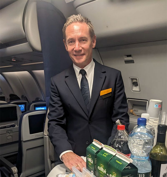 CEO Tries Working As A Flight Attendant To Gain Perspective, Shares His Insights