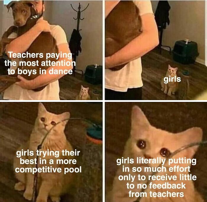 teachers not paying enough attention to girls meme