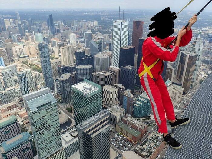 When I Did The “Edge Walk” At The CN Tower In Toronto