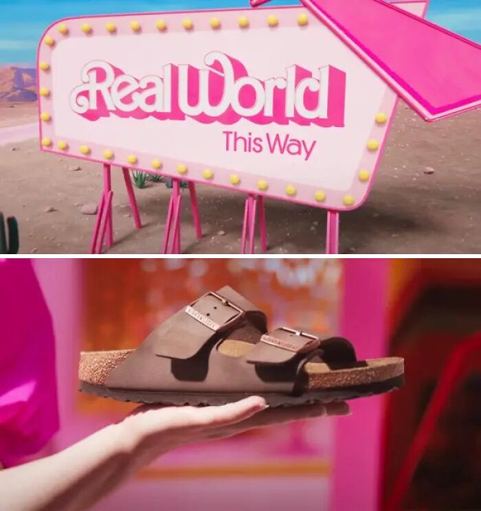 When Barbie Is Living In The Real World At The End Of The Movie, You Can See That She's Wearing Birkenstocks Instead Of Heels