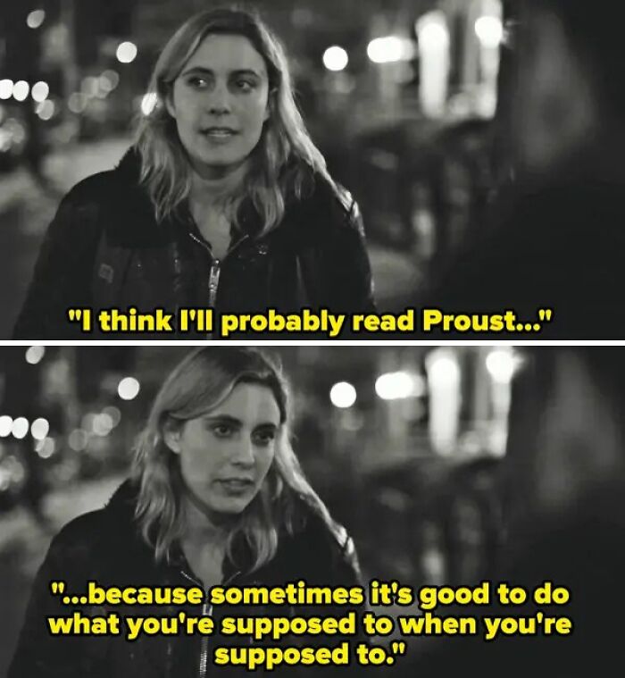 The Subtle And Hilarious Joke About Proust Barbie Not Selling Well Is A Nod To "Remembrance Of Things Past" In Swann's Way, Where He Is "Literally Thrown Back Into His Childhood Through The Taste Of The Madeleine," According To Greta Gerwig