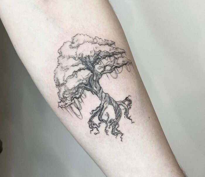 Avatar tree tattoo