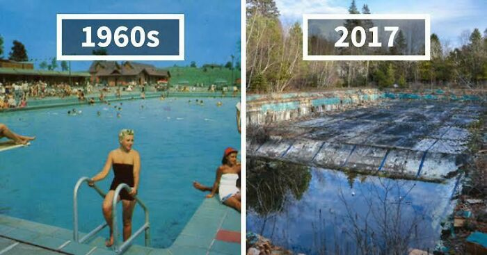 Grossinger’s Outdoor Pool, Olympic-Sized. Built In 1949 At A Cost Of $400,000 (About $5 Million In Today’s Market.)