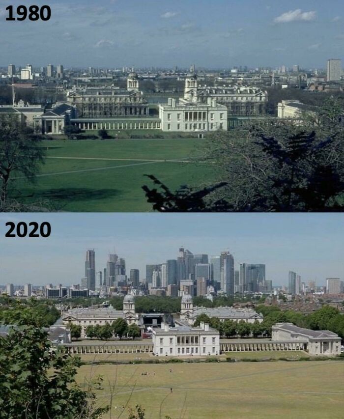 London In 1980 vs. Now