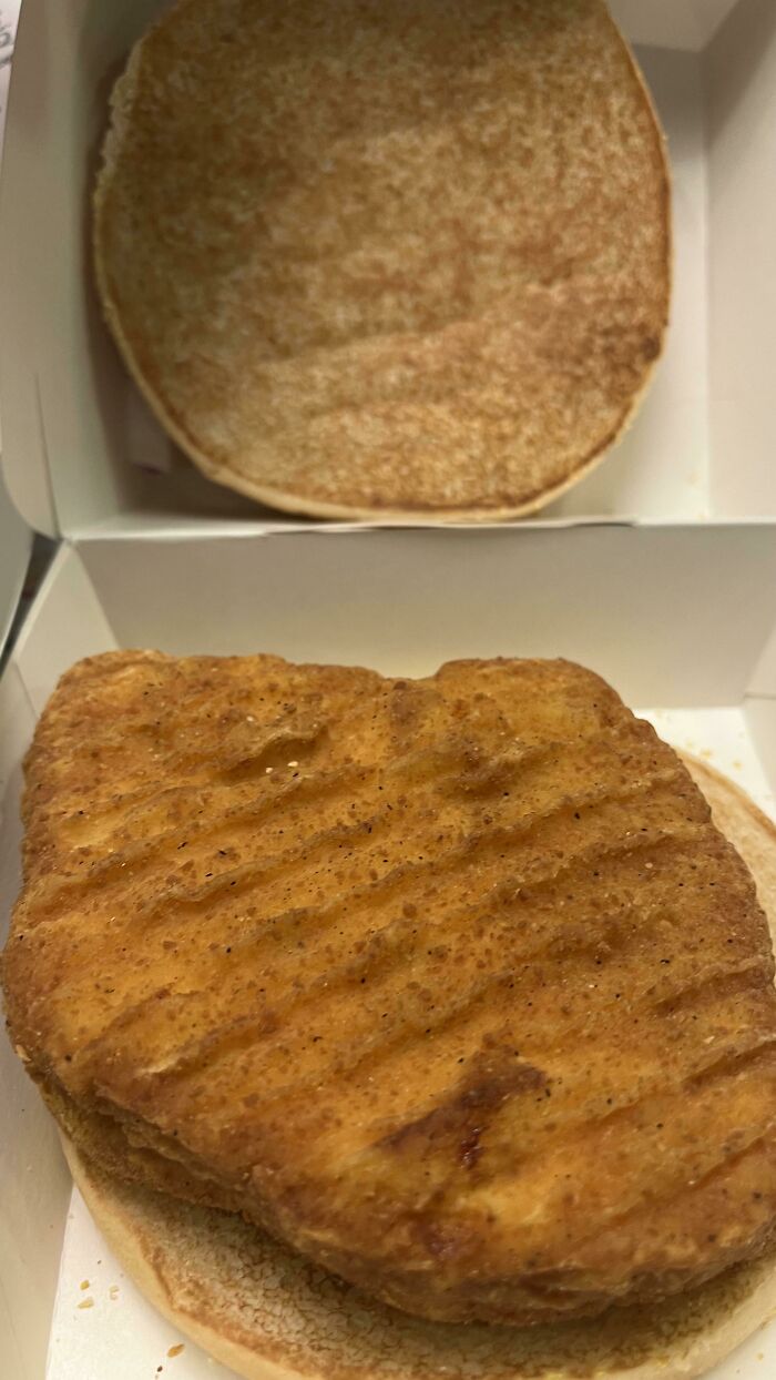 That How I Eat Chicken Sandwich From Mcdonalds…