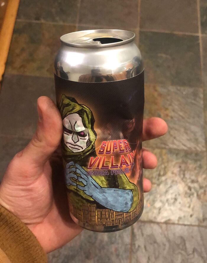 My Landlord, While Painting The Apartment I Am Moving Out Of, Drank My Limited-Release MF Doom Beer That Came Out After The News Of His Passing