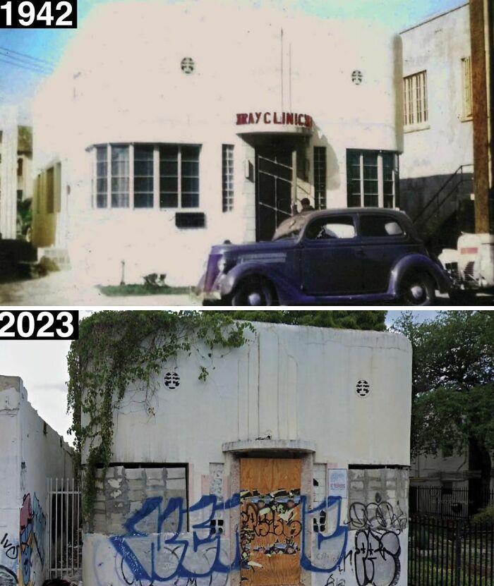 Miami X-Ray Clinic 1942 And 2023. Dr. Samuel H. Johnson Became The First Black Radiologist In South Florida To Serve The Area’s Black Population For Those Denied X-Rays At The Hospital