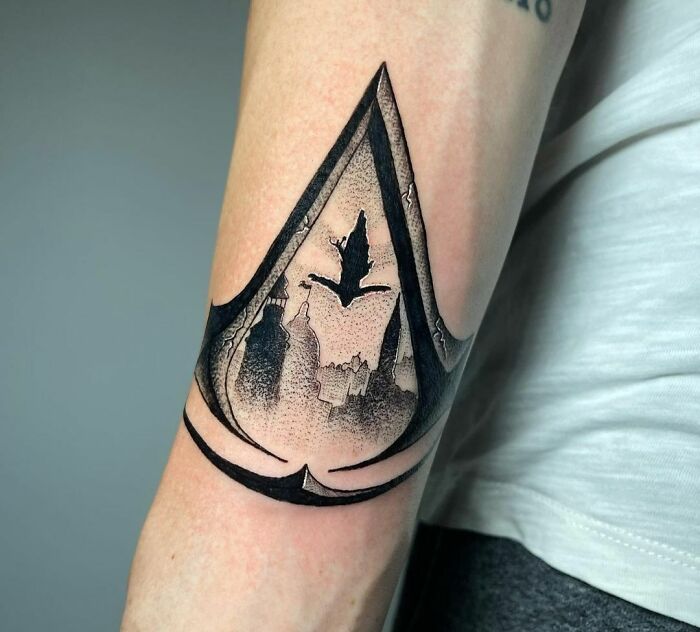 Assassin's Creed symbol tattoo