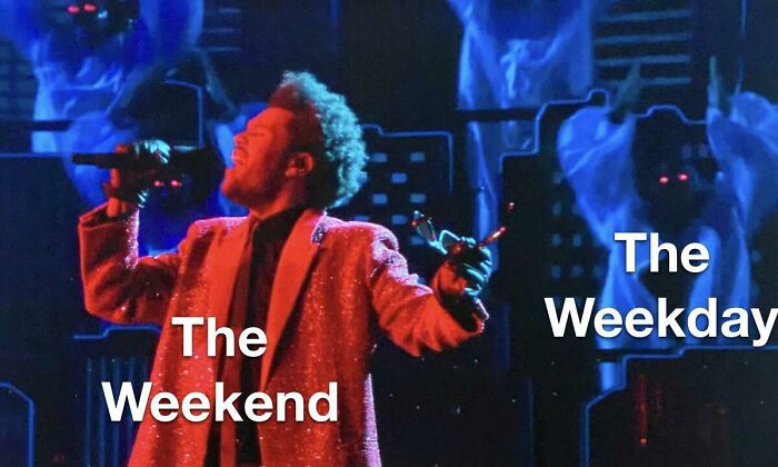 The Weekend morning meme