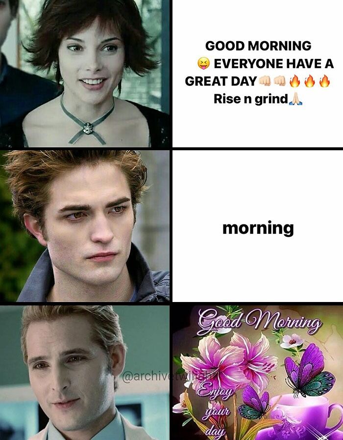 Twilight good morning meme