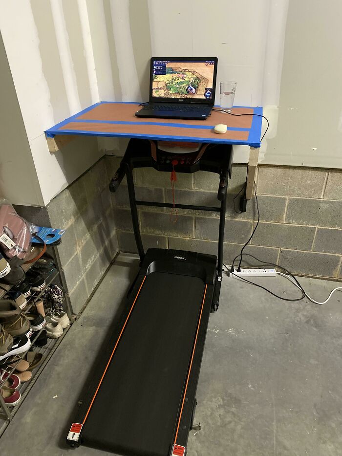 I Was Too Cheap To Buy A Treadmill Desk