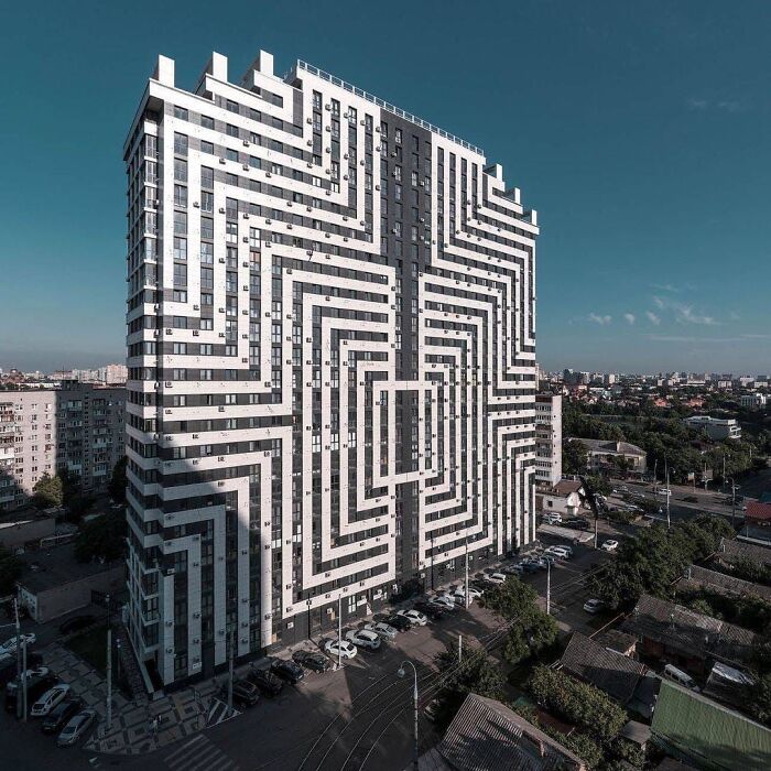 An Apartment Building That Popped Up In Krasnodar, Russia