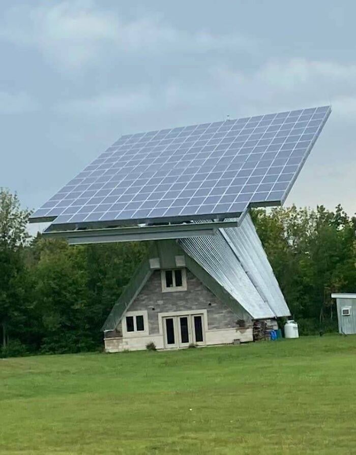 Enough Solar Panels To Power The Town 