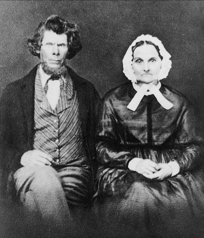 The Oldest Photo In My Family, Taken Around 1845 Of My 5th Great Grandparents