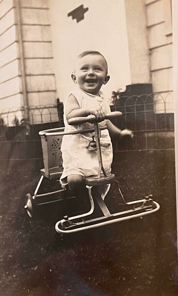 My Dad As A Baby In 1928. This Little Guy Lived To Be 94! He Had A Very Good Life