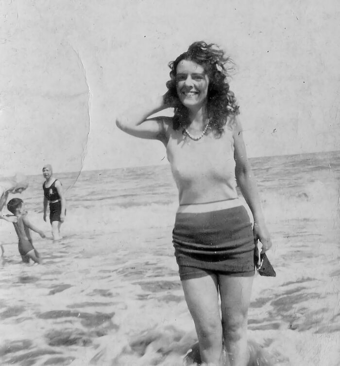At The Beach. 1920's