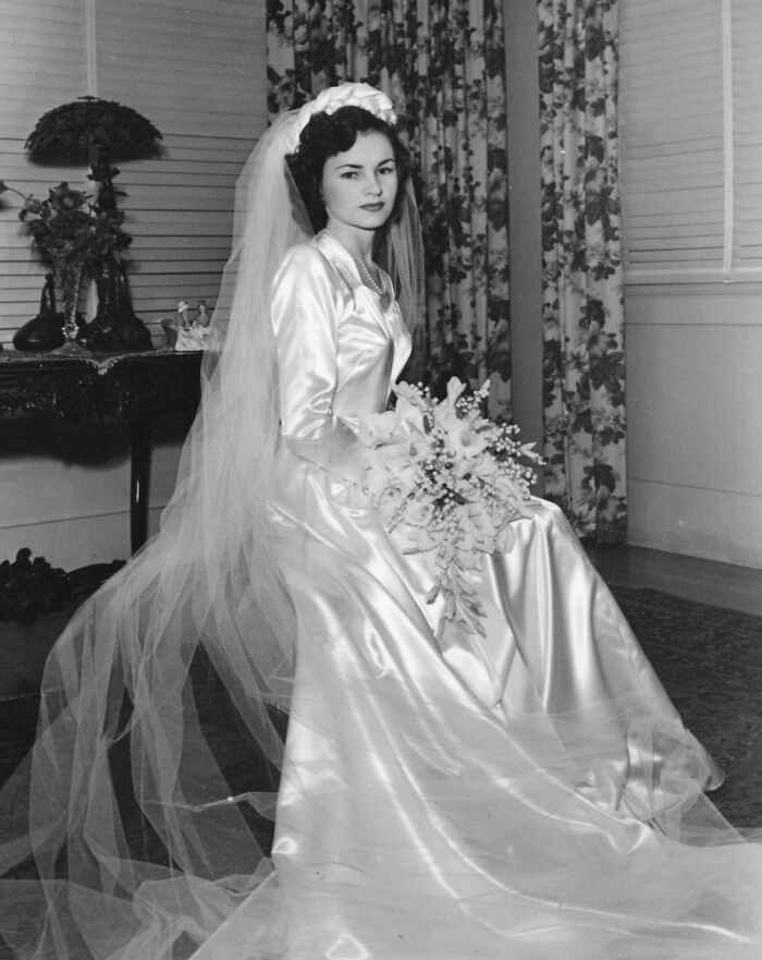 My Mom On Her Wedding Day, 1947