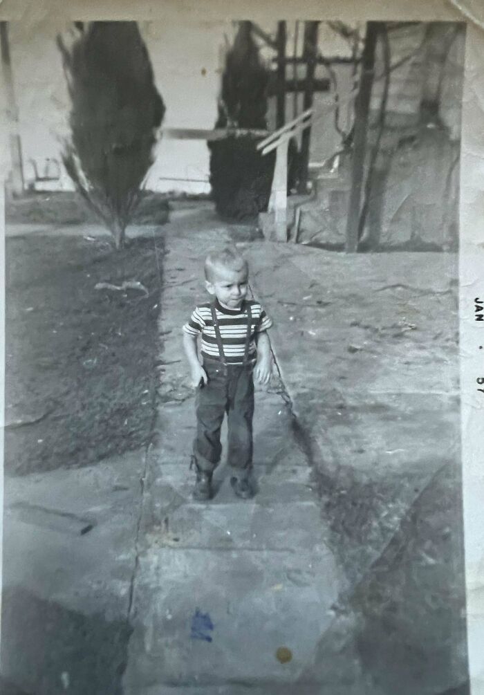 Foto de mi niñez en los años 50. Voy a cumplir 68 este año