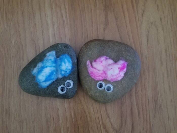 The One With Pink Hair Is Gary And The One With Blue Hair Is Perry