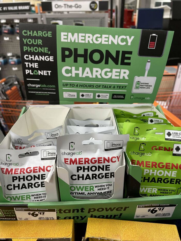 Single Use Phone Chargers, Being Marketed As “Green”