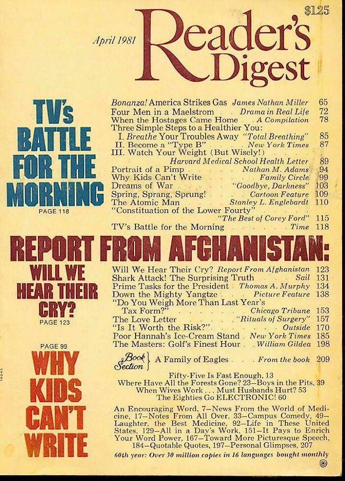 Anyone Else Remember Reading Reader's Digest?